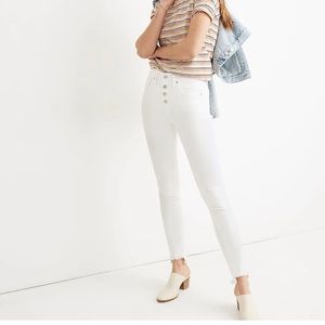 NWT Madewell curvy high rise skinny crop